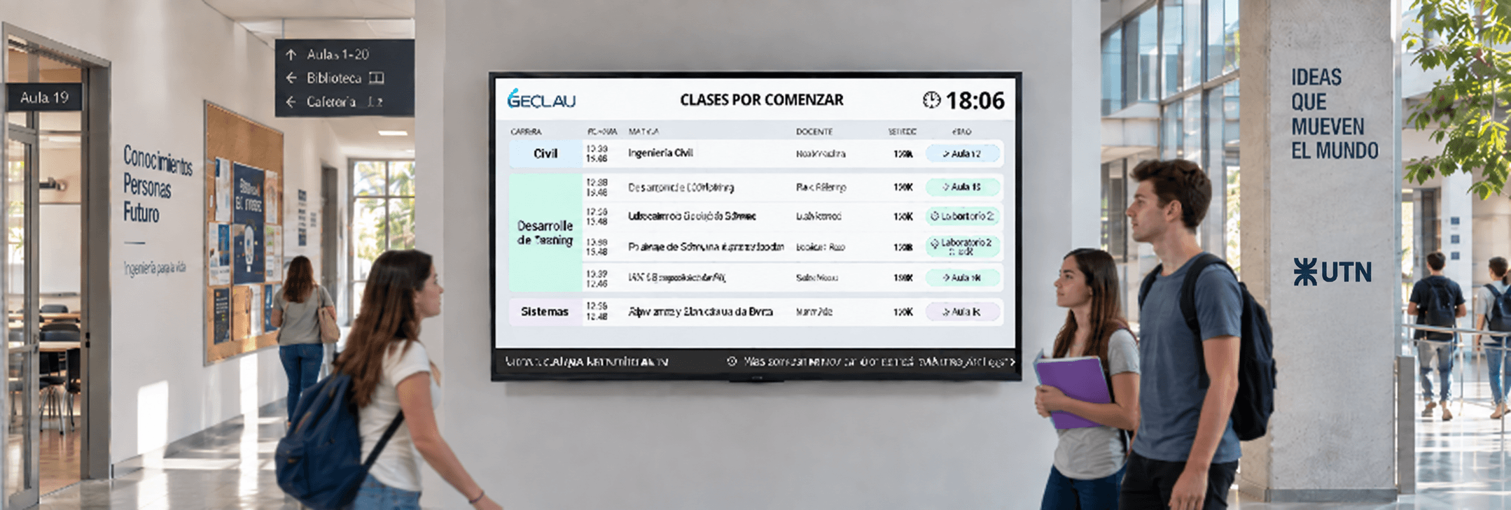 Vista de la aplicación GeClAu
